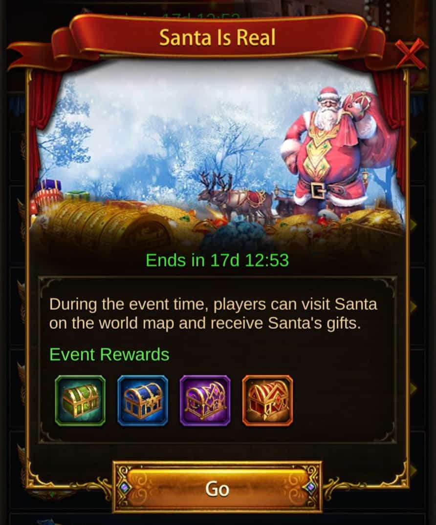 Evony Christmas Event Guide - Santa is Real Event